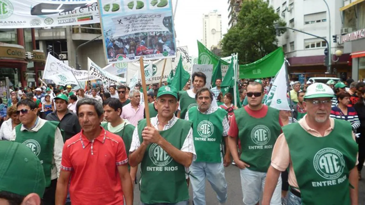 ATE Entre Ríos para y marcha contra la Reforma Laboral: "Necesitamos encontrarnos en las calles"