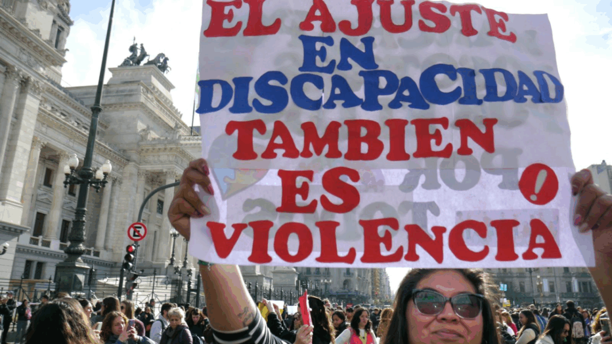 Ajuste en discapacidad: "Hay una crisis del cuidado que no se está reconociendo"