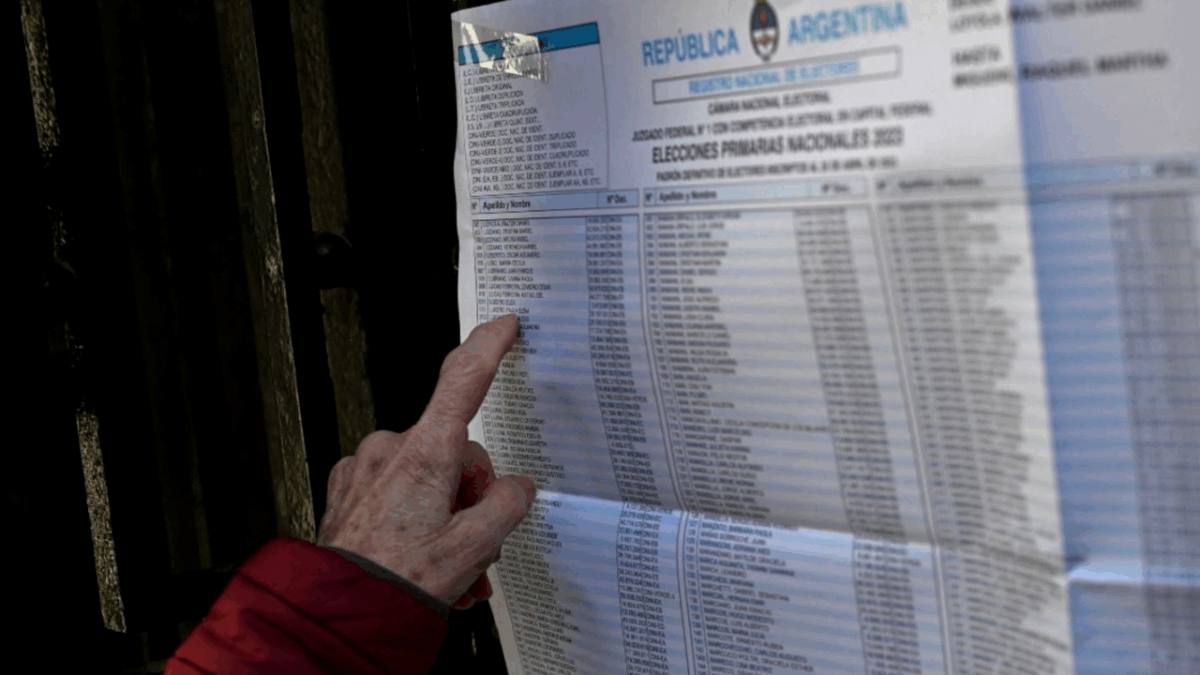 ¿Dónde tenés que votar? Consultá la escuela, mesa y número de orden